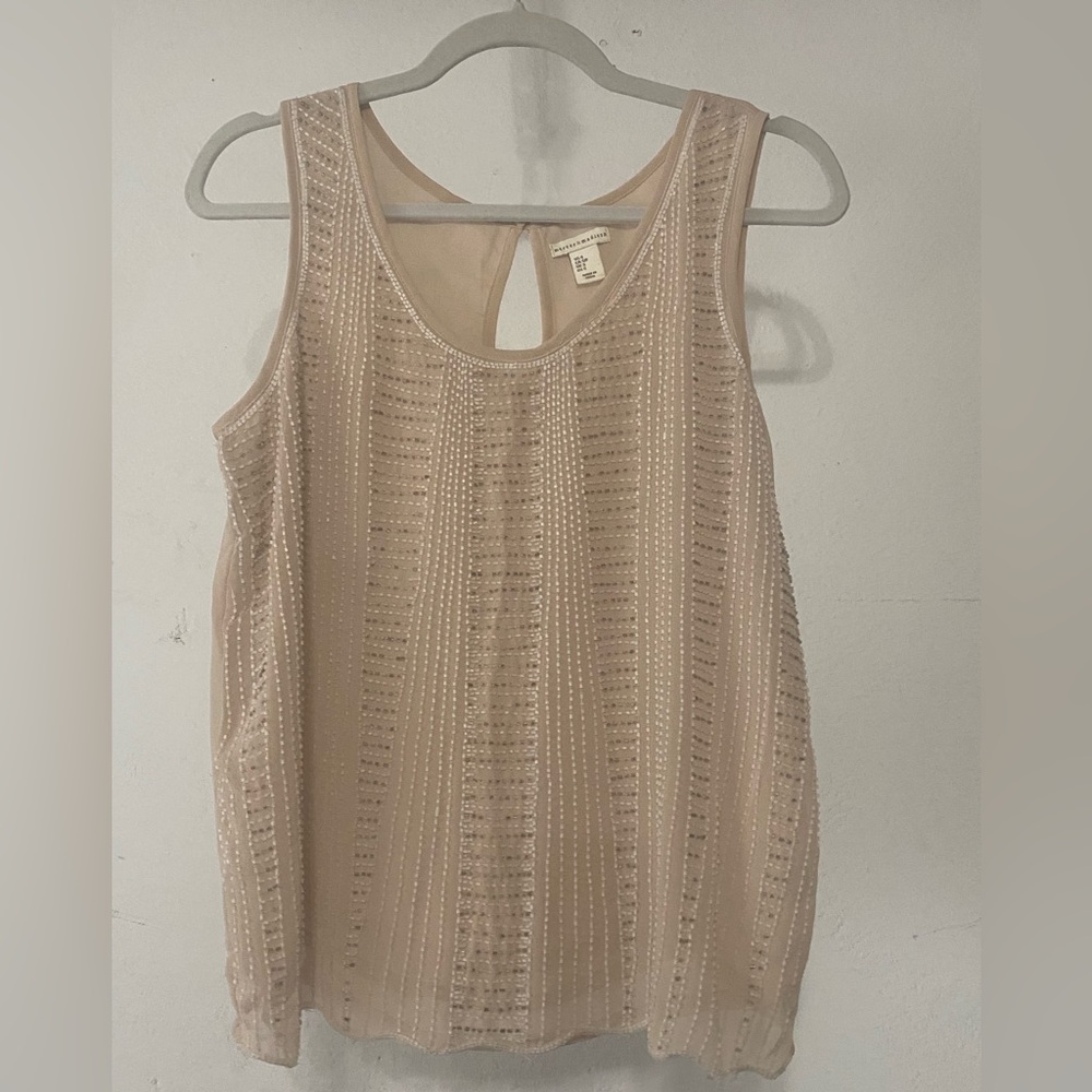 Mercer & Madison Beaded Sleeveless Top